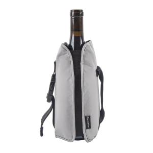 ThermoFlask Wine Bottle Cooler Jacket - Insulated Wine Carrier with Adjustable Strap, Perfect for Travel, Picnics & Outdoor Events