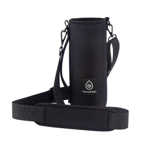 ThermoFlask 40oz Water Bottle Sling - Neoprene Carrier with Adjustable Strap, Protects Bottles from Scratches, Ideal for Outdoor Activities