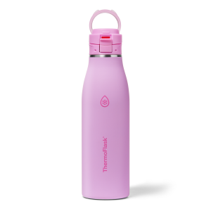 ThermoFlask 25oz Soft Touch Traveler Bottle | Insulated, Leakproof, With Carrying Loop
