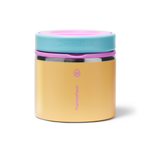 ThermoFlask 20oz Food Jar - Insulated Stainless Steel Container with Leakproof Lid, Ideal for School Lunches, Soups & Travel