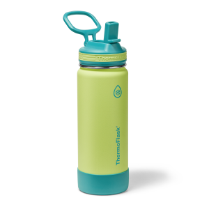 ThermoFlask 18oz Water Bottle | Straw Lid, Insulated Stainless Steel